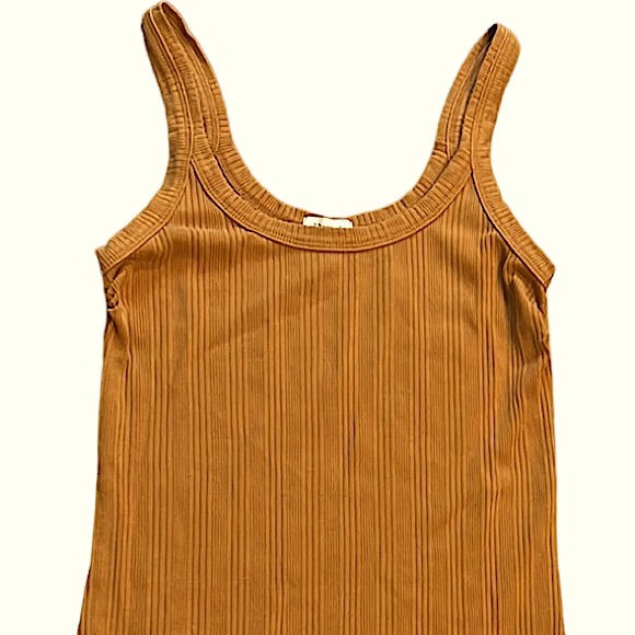 NWOT Vitamin A West Organic Ribbed Tank Dress - Picture 9 of 16